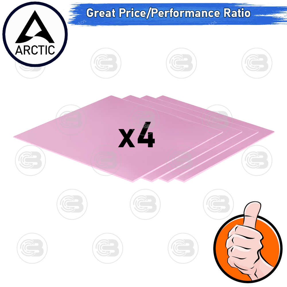 [CoolBlasterThai] Arctic Thermal Pad (Basic Pad) TP-1 (APT2012) Value Pack 4Pcs 100x100x1.0 mm./1.2 W/mK