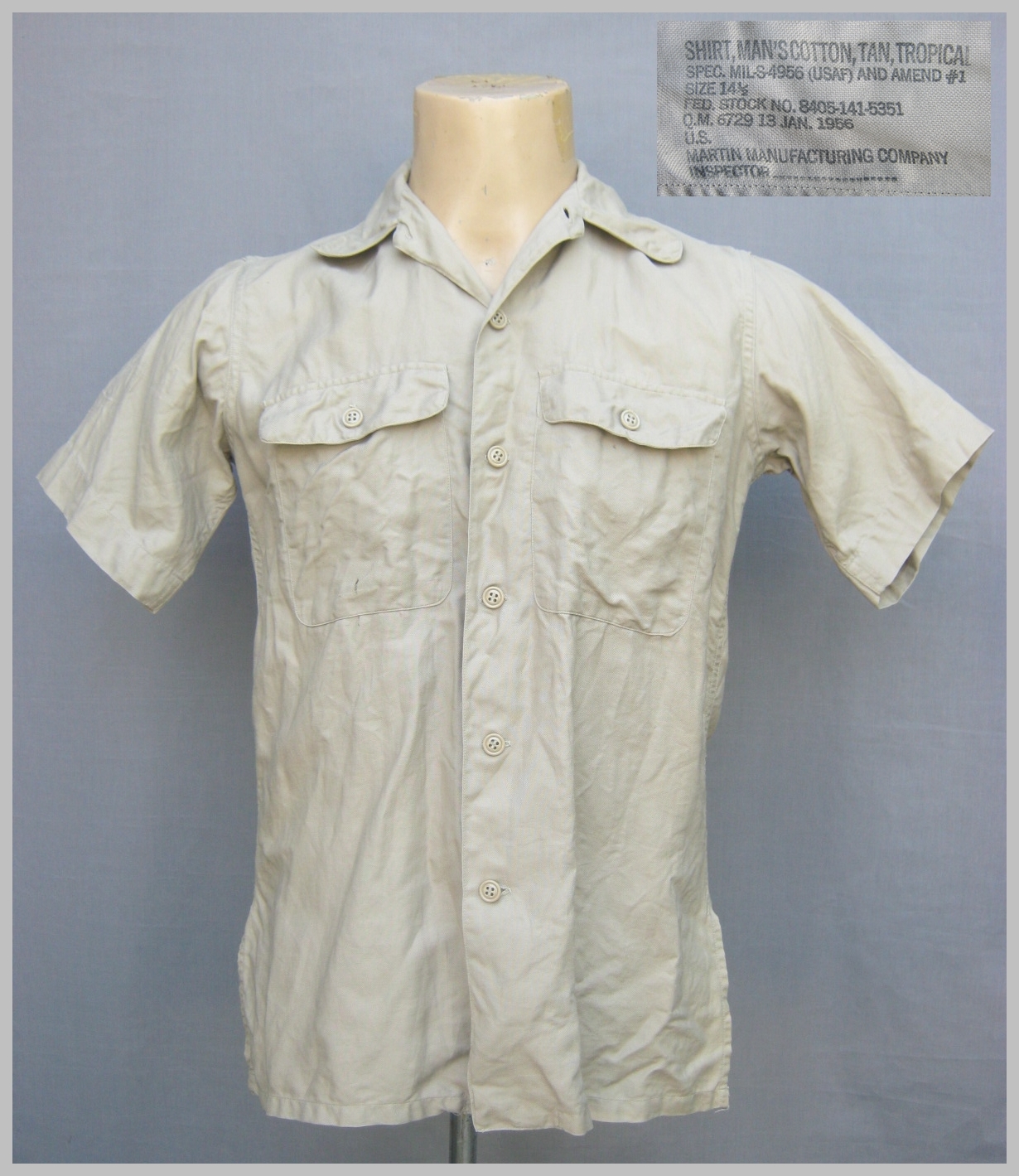 เสื้อกากีทหารอากาศสหรัฐ สำหรับเขตร้อน