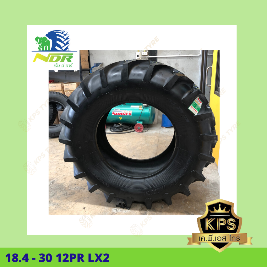 18.4-30 12PR ยี่ห้อ NDR รุ่น LX2 ยางรถไถ