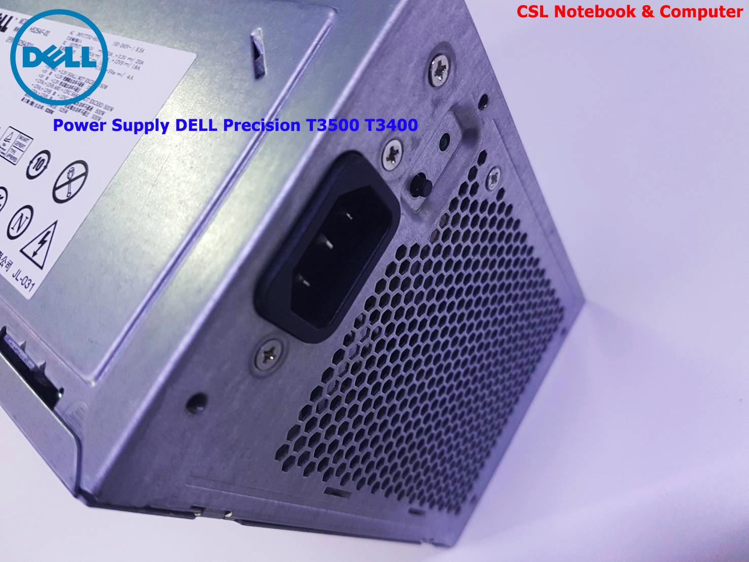 Power Suppy Dell Precision T3400 - 525W, เพาเวอร์ ซัพพลาย Dell 6W6M1 ของแท้รับประกันศูนย์ Dell Thailand On-site Service