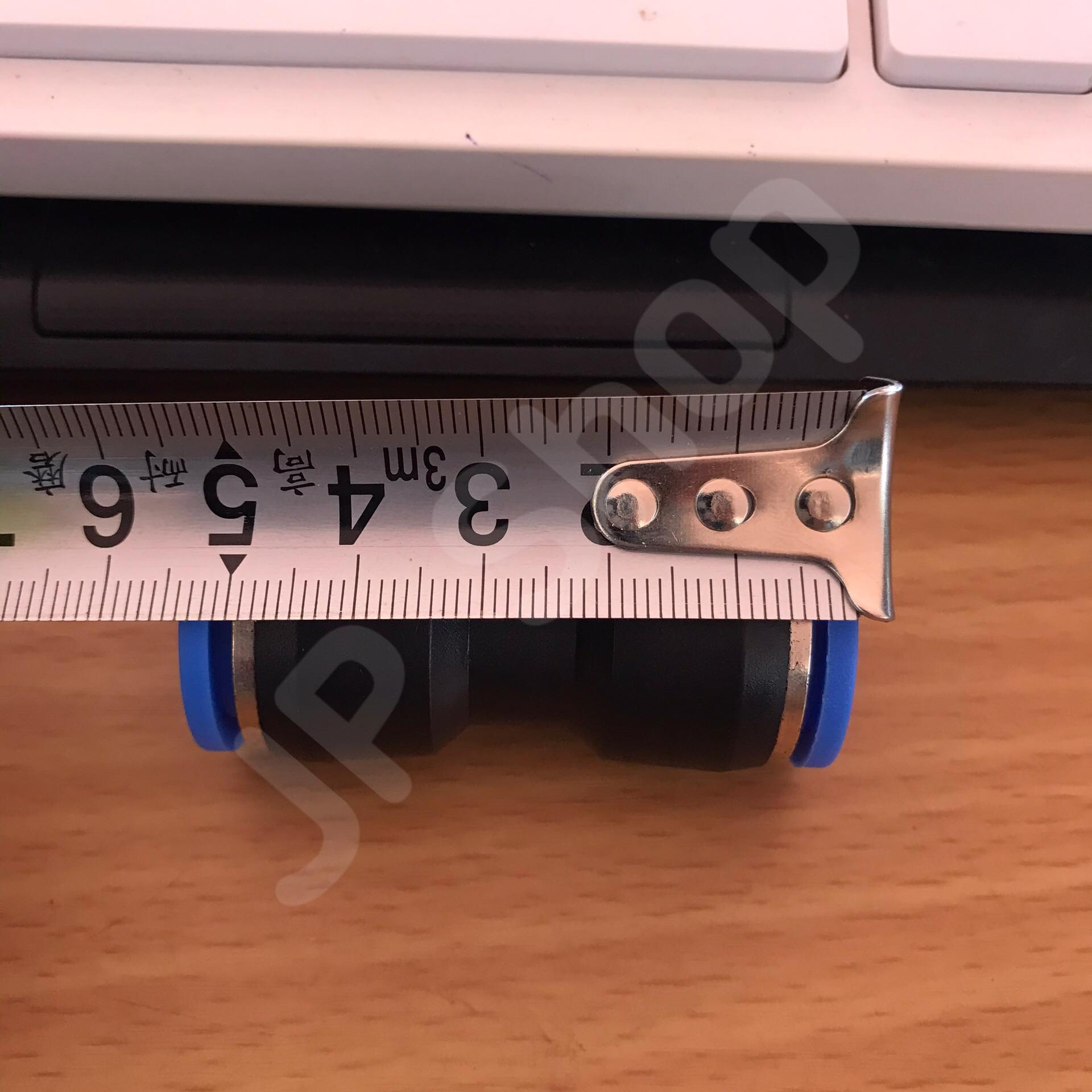 ฟิตติ้งสายลม 16 มม. ข้อต่อ PU-16 #0016