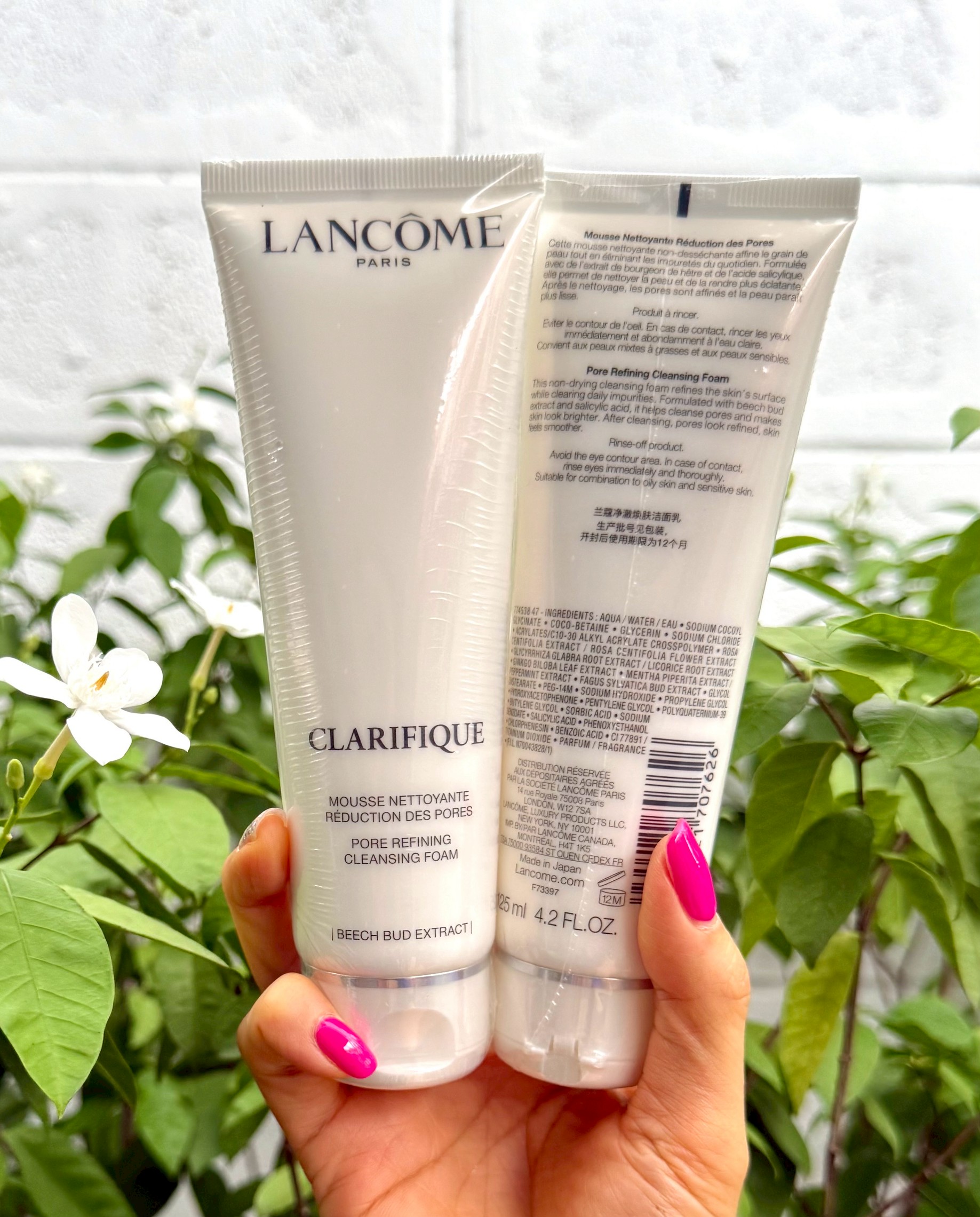 Lancome Clarifique Pore Refining Cleansing Foam 125ml. โฟมล้างหน้า (1หลอด)