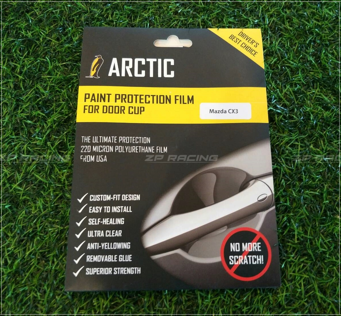 ฟิล์มใสกันรอยเบ้ามือจับ Arctic CX-3