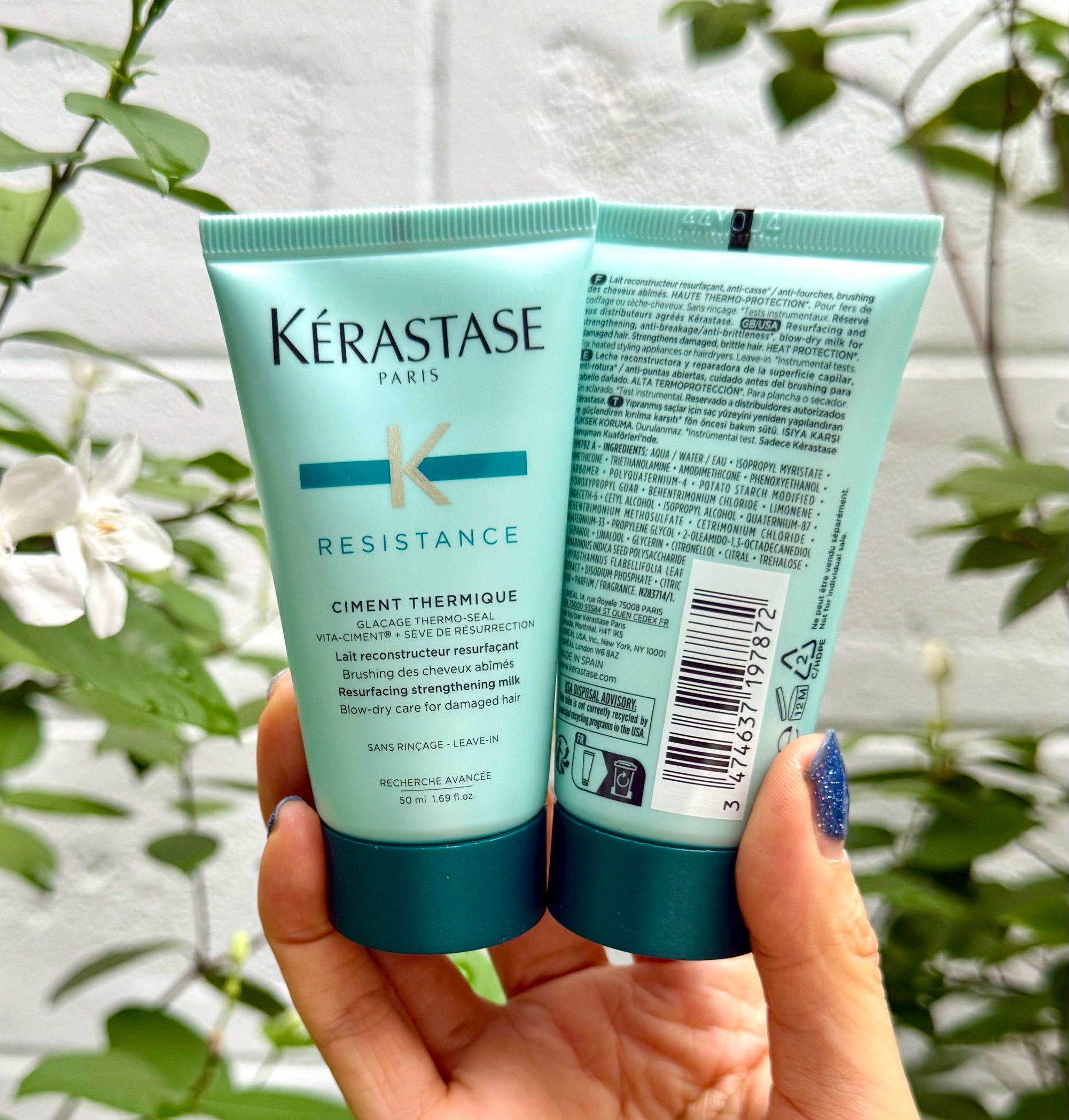 (1หลอด) Kerastase Ciment Thermique – 50ml** น้ำนมบำรุงก่อนไดร์ ป้องกันผมเสียจากความร้อน