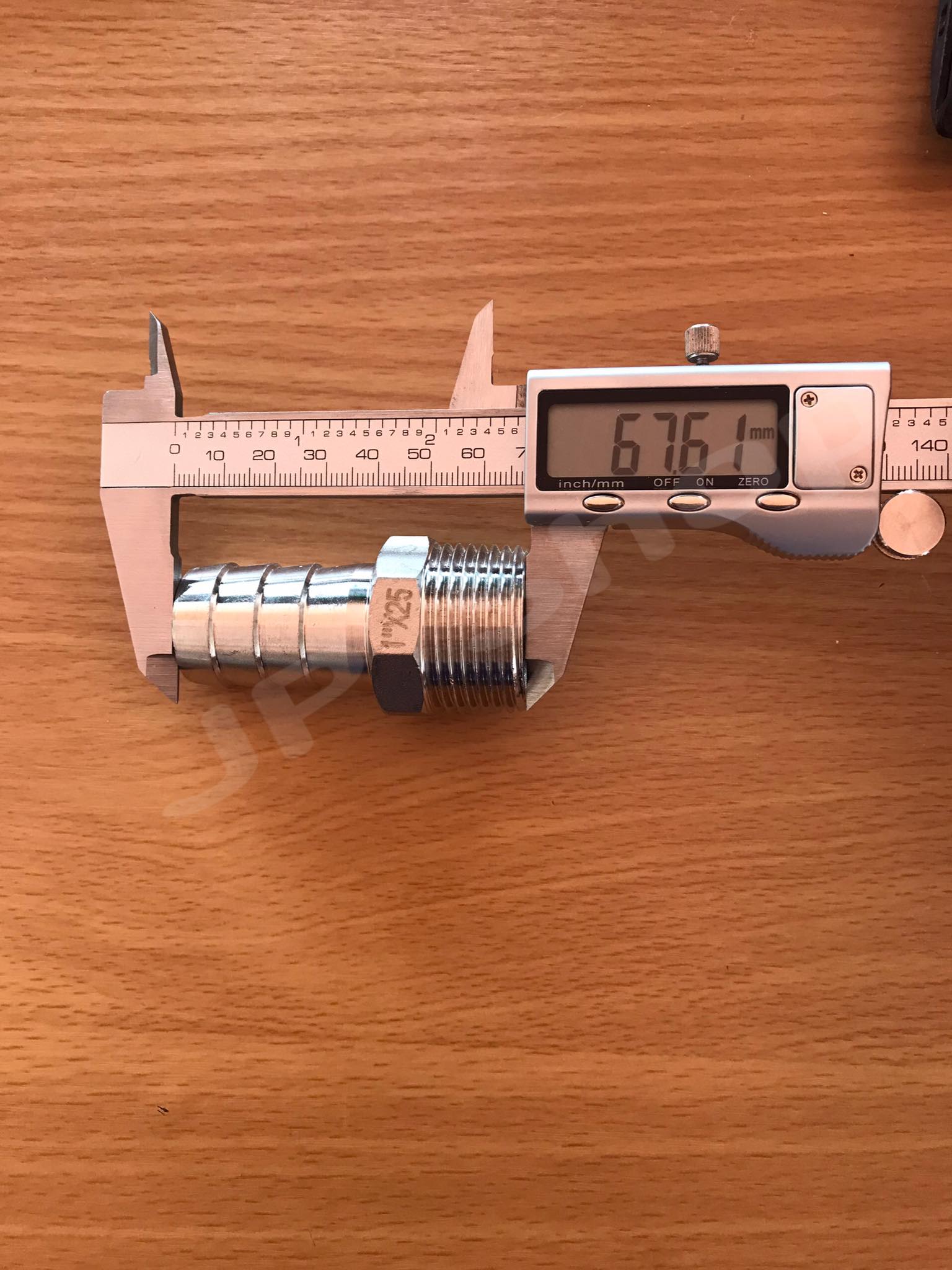 ข้อต่อหางไหล สแตนเลส304 ขนาด1 นิ้ว เกลียวนอก #12535