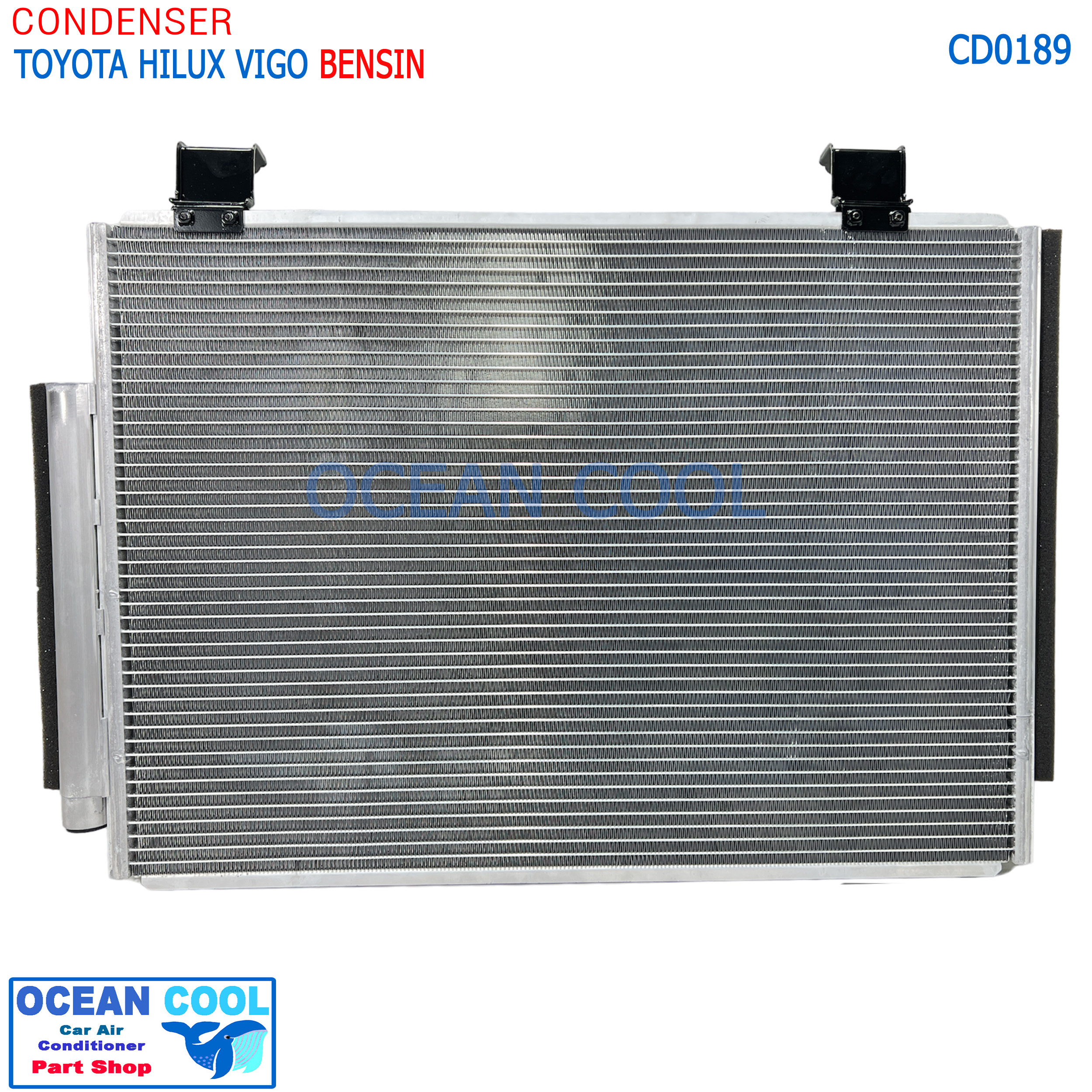 แผงแอร์ โตโยต้า วีโก้ เบนซิน CD0189 CONDENSER Toyota Vigo Champ BenSIN คอยล์ร้อน รังผึ้งแอร์ แผงรังผึ้ง แผงคอยล์ร้อน