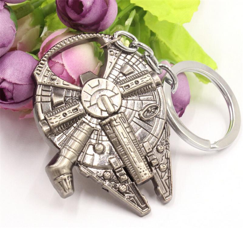 พวงกุญแจ ที่เปิดขวด โลหะ Millennium Falcon - Star Wars Keychain