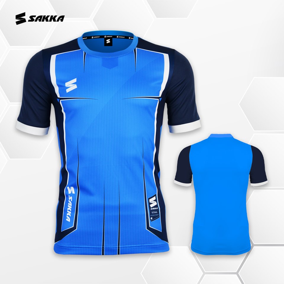 SKS19003-BN เสื้อกีฬา SAKKA ฟ้ากรมท่า
