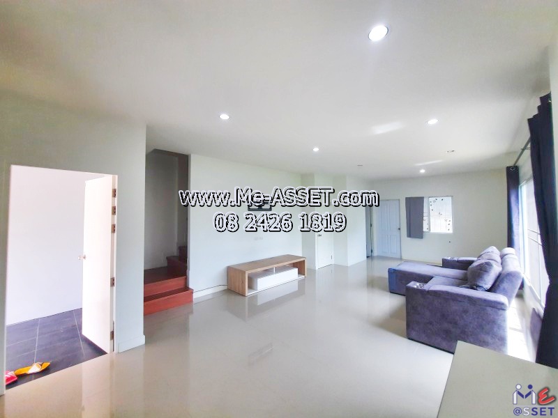 ขายและเช่า ทาวน์โฮมหลังมุม ย่าน เลียบคลองพระอุดม ซอยวัดท่าเกวียน คลองบางไผ่ วัดทองสะอาด ลาดหลุมแก้ว : ม.บ้านสวนธนาการ์เด้น : 2 ชั้น 40.2 ตร.วา