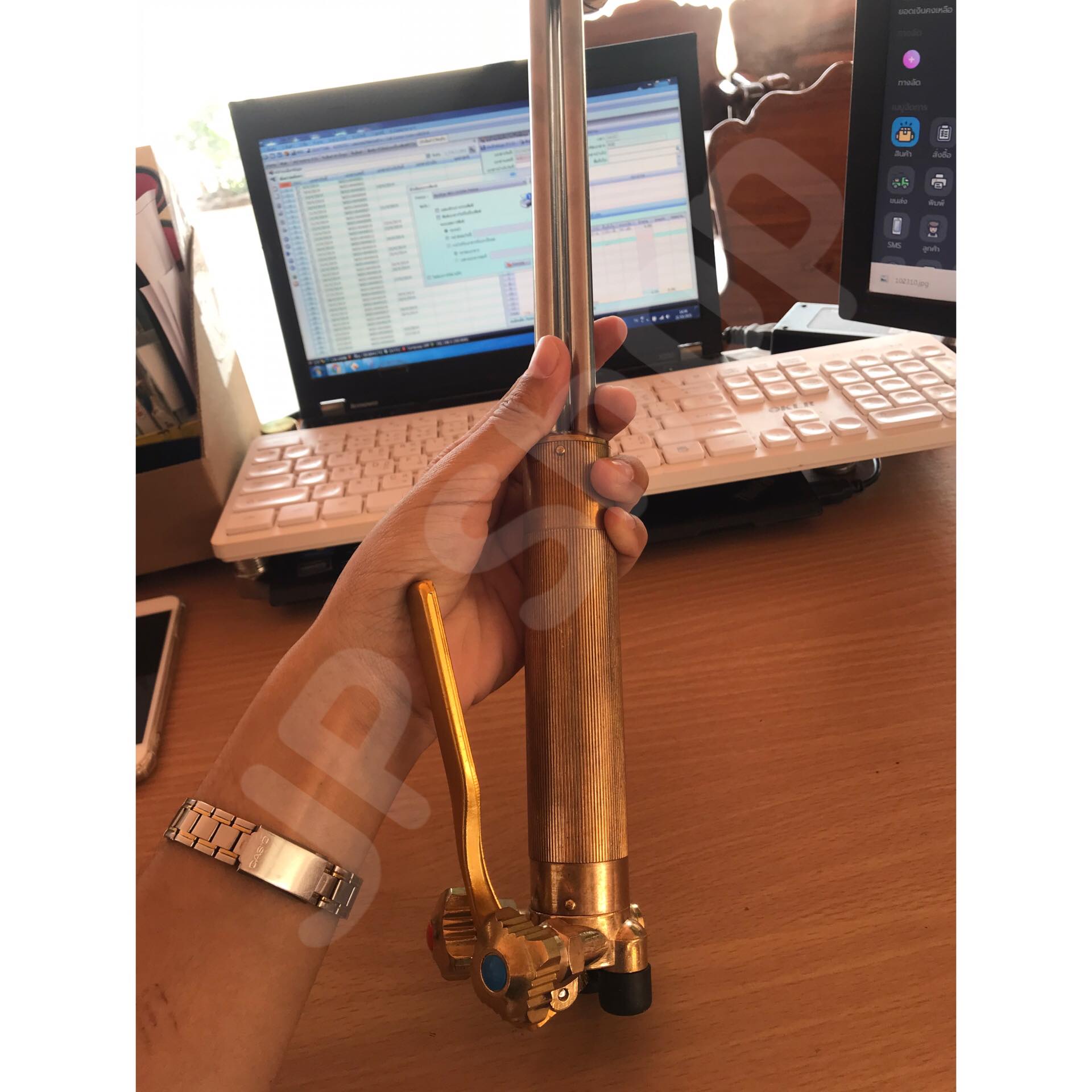 ชุดตัดแก๊ส LPG / หัวตัดแก๊ส LPG ตัวใหญ่ ทองเหลืองเต็มแท้ ชุดตัดเหล็ก ตัดสูงสุด 300 มม. #1350