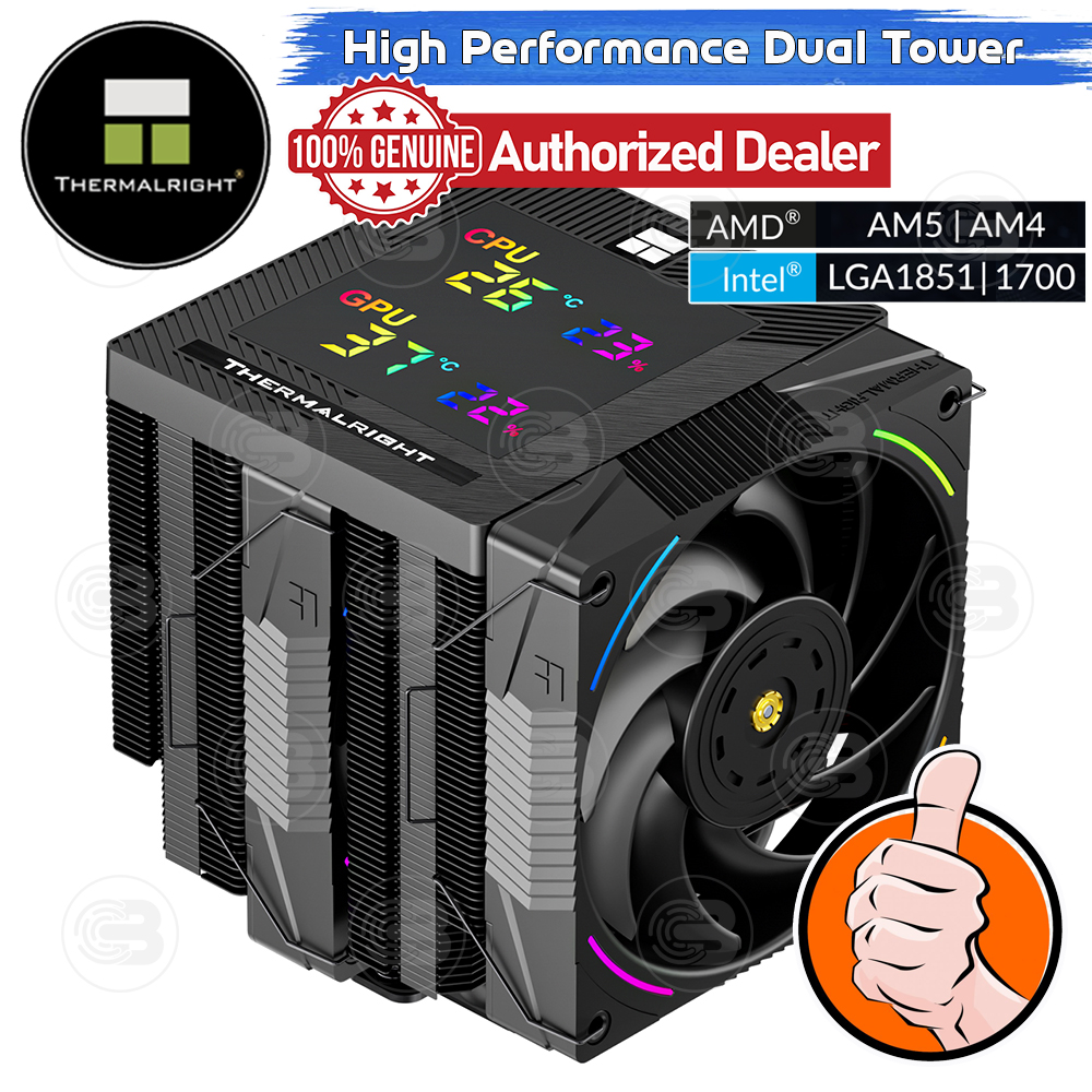 [CoolBlasterThai] Thermalright Phantom Spirit 120 Digital EVO CPU Heat Sink (AM5/LGA1851 Ready) ประกัน 3 ปี
