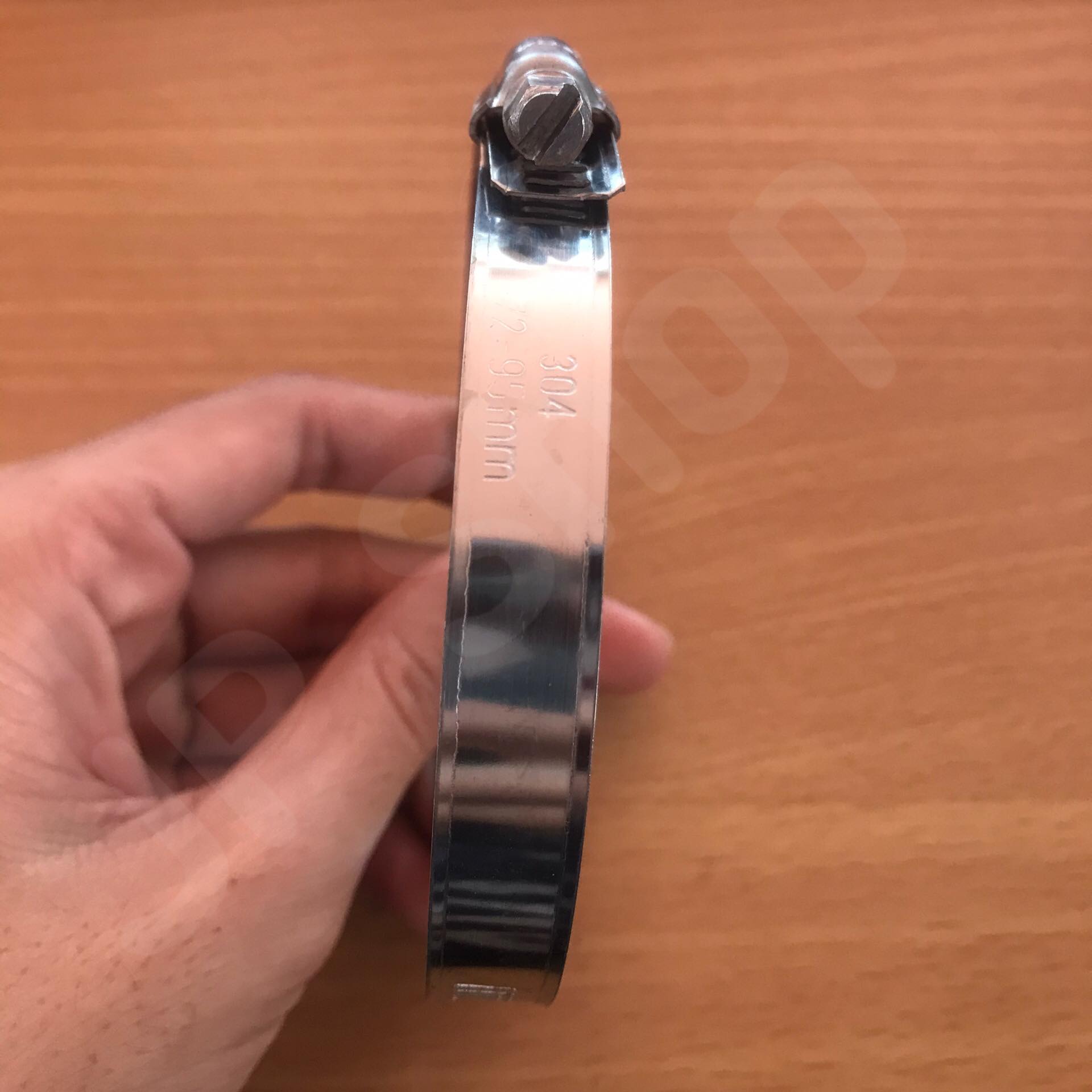 ปลอกรัด 72-95 (12 มม.) แคลมป์รัดท่อสแตนเลส 304 #7295