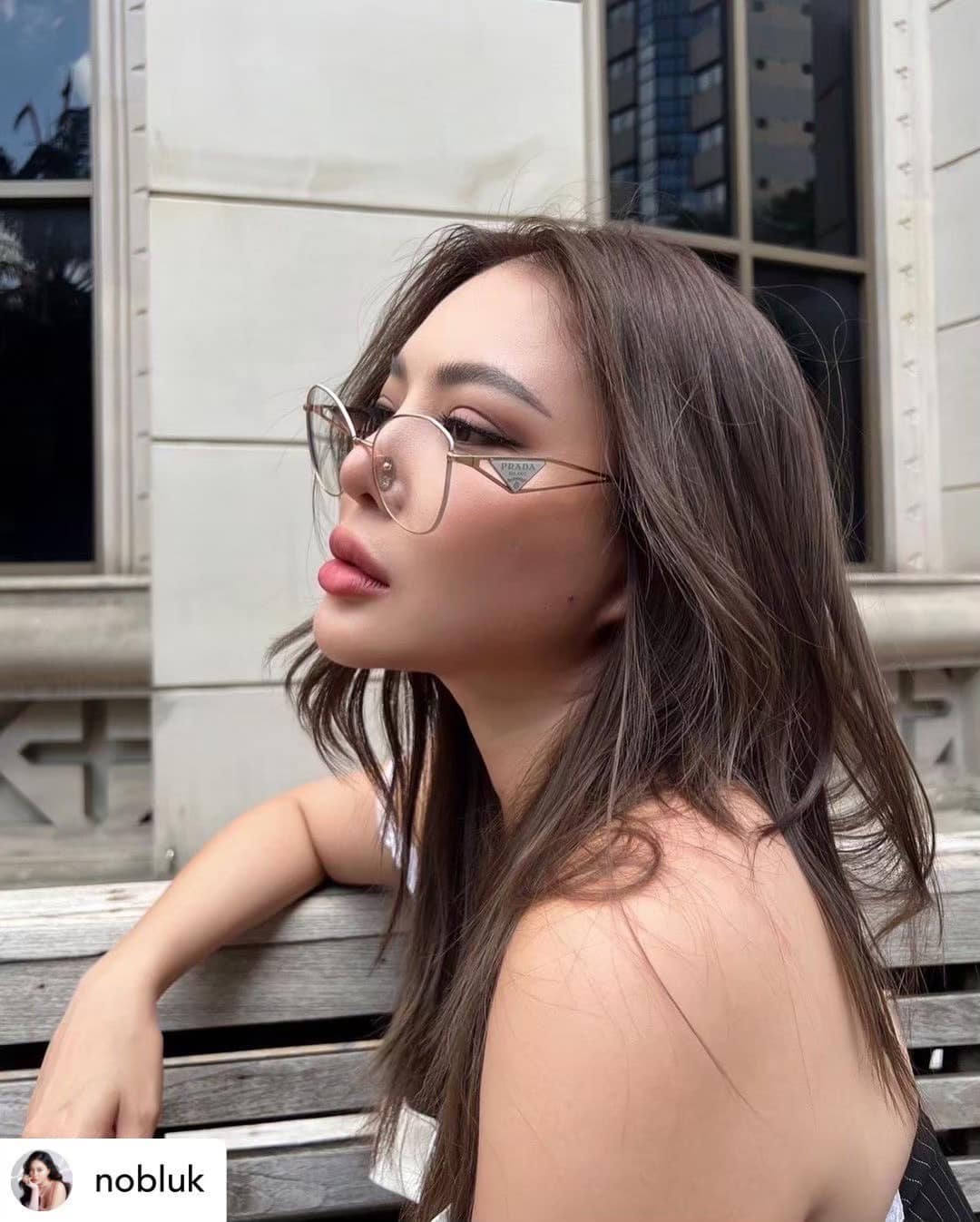กรอบแว่น PRADA PR 52ZV SVF1O1 - Pink gold
