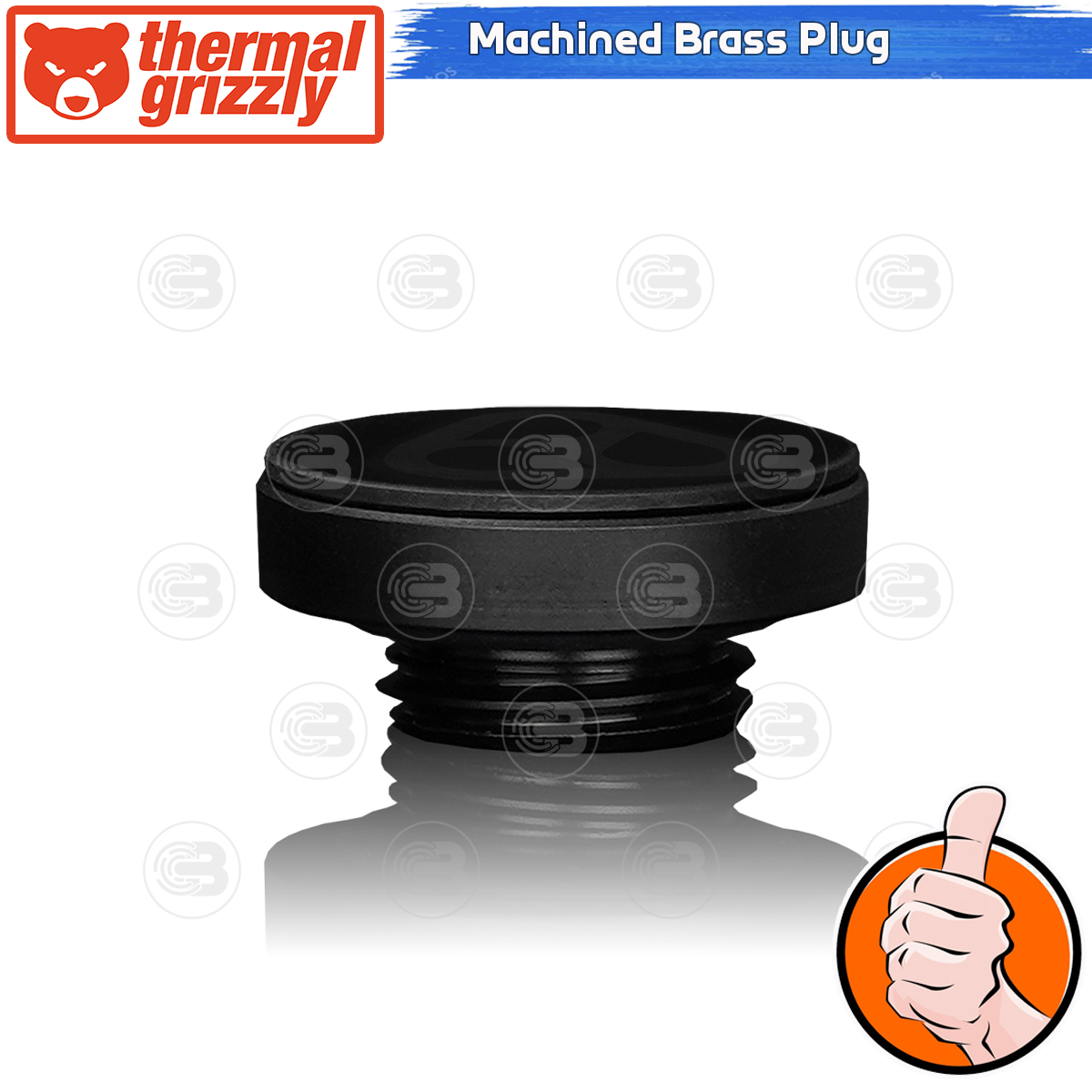 [CoolBlasterThai] Thermal Grizzly DeltaMate Plug Black Machined Brass