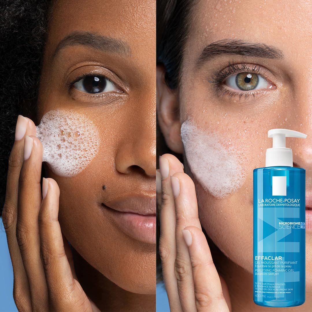 La Roche-Posay Effaclar Purifying Foaming Gel ขนาดใหญ่ 400ml. คลีนเซอร์สำหรับผิวมัน เป็นสิวง่าย