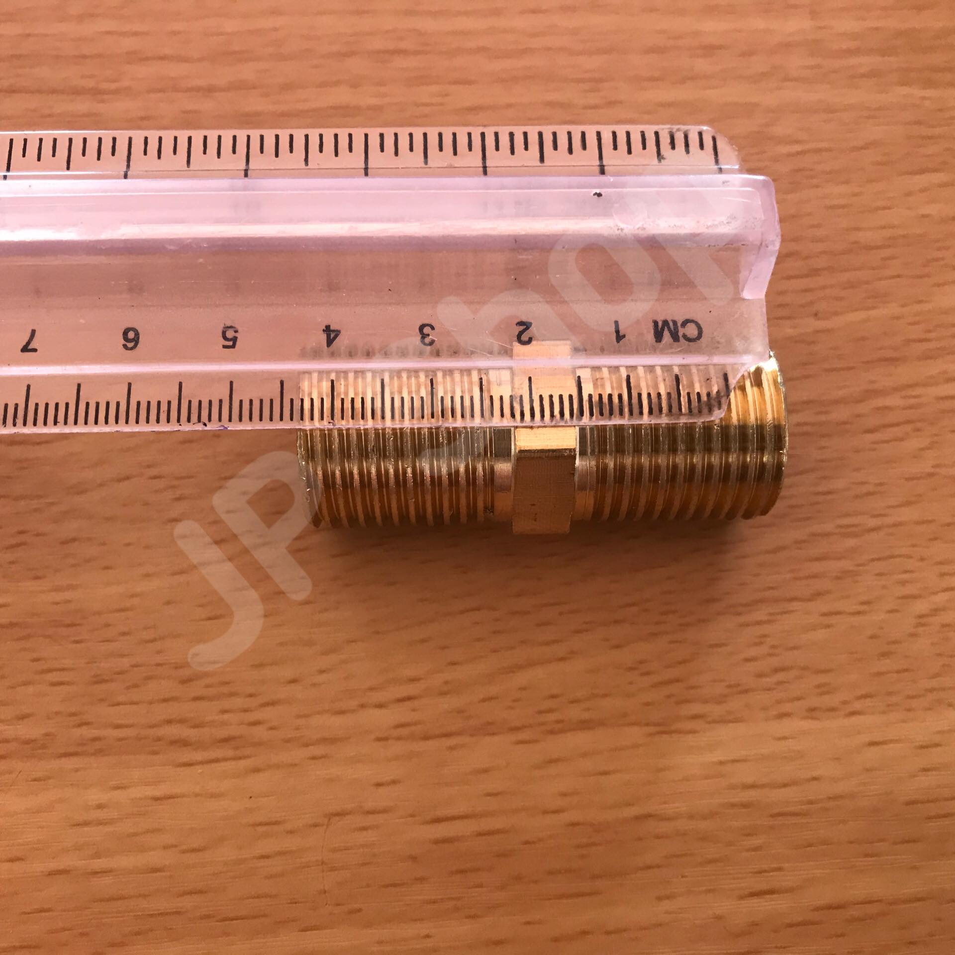 ข้อต่อทองเหลืองนิปเปิ้ลขนาด 4 หุน ยาว 50 มม. ข้อต่อ นิปเปิ้ล ทองเหลือง ขนาด 4 หุน #0345 ราคา1ตัว