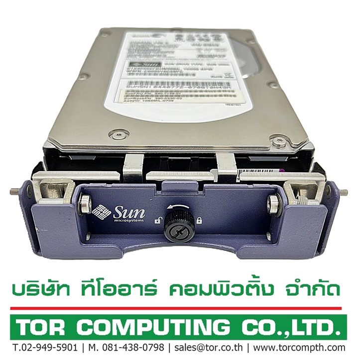 SUN 540-7159 [TorCompTH Thailand ขาย จำหน่าย ราคา] Sun 300Gb 15K FC-AL Disk with Tray for SuN Storedge 3510