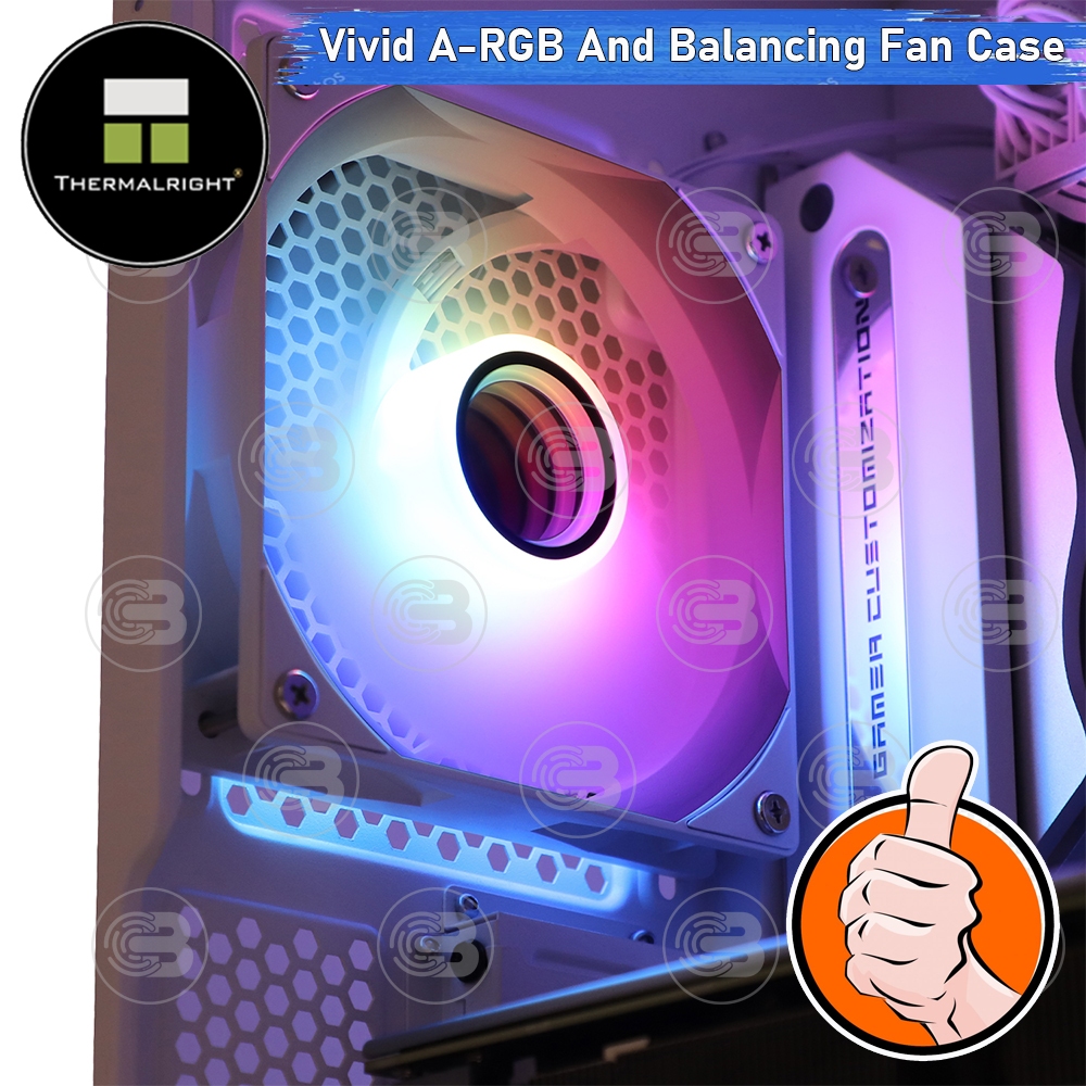 [CoolBlasterThai] Thermalright TL-C12W-S V3 A-RGB Fan Case (size 120 mm.) ประกัน 3 ปี