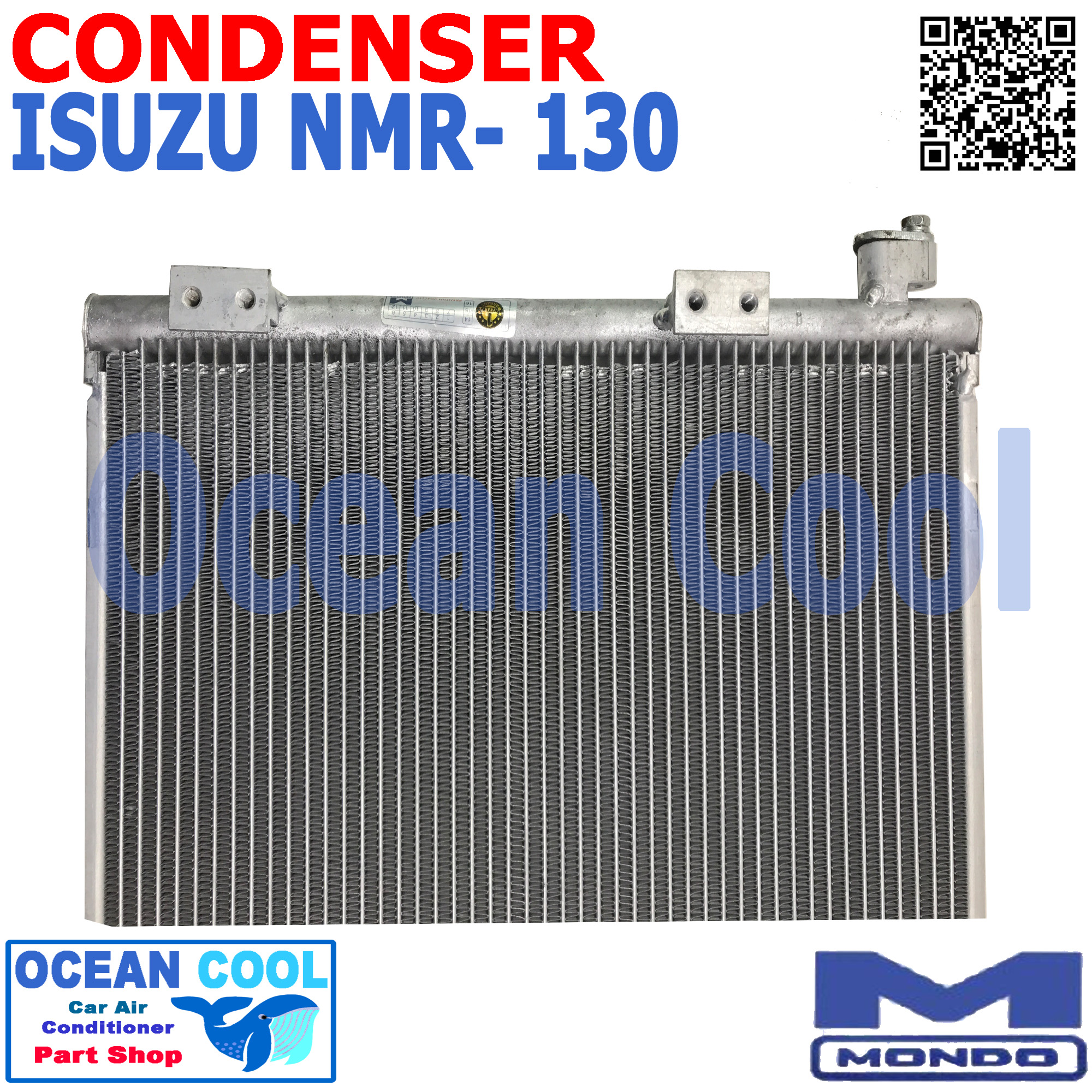 แผงแอร์ อีซูซุ NMR 130 ปี 2009 เอ็นเอ็มอาร์ 130 แรง รถบรรทุก CD0065 CONDENSER รังผึ้งแอร์ แผงรังผึ้ง แผงคอยล์ร้อน คอนเดนเซอร์ อะไหล่ แอร์ รถยนต์
