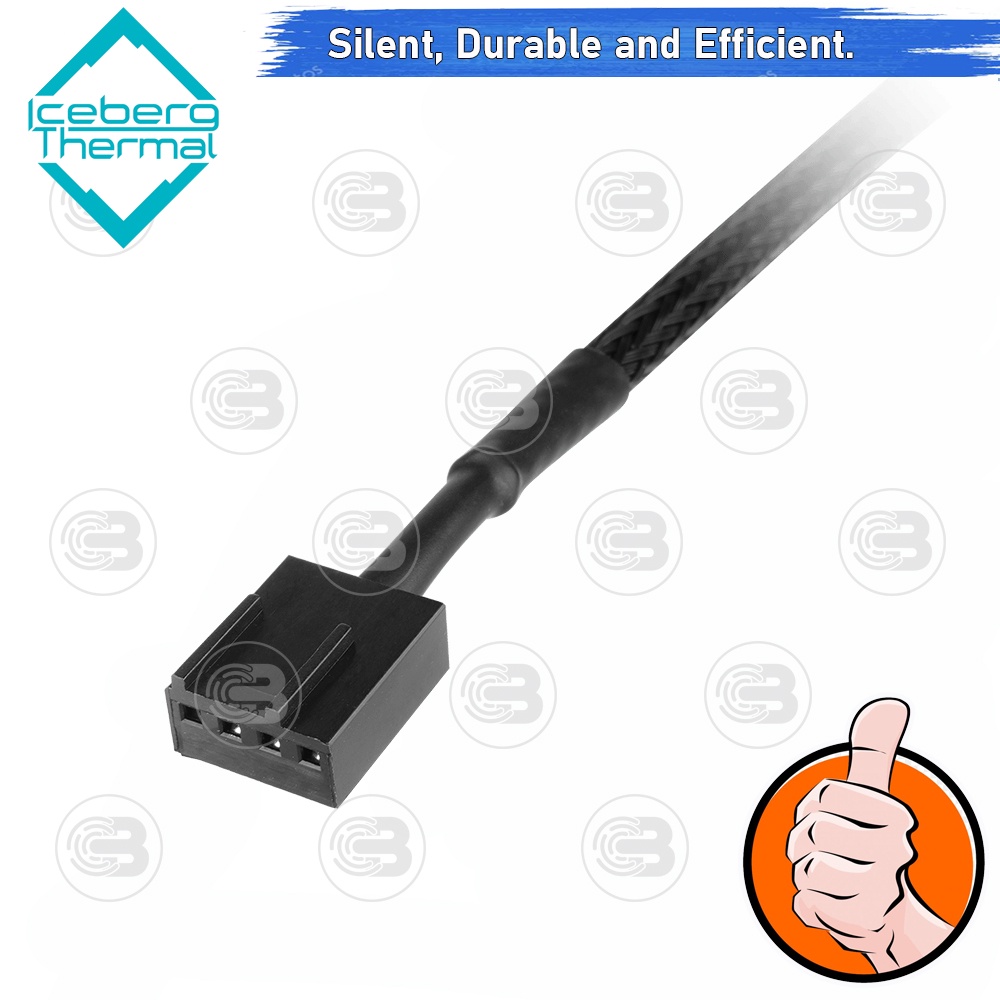 [CoolBlasterThai] Iceberg Thermal IceGALE Silent PWM 120 mm Fan Case 3-Pack ประกัน 10 ปี