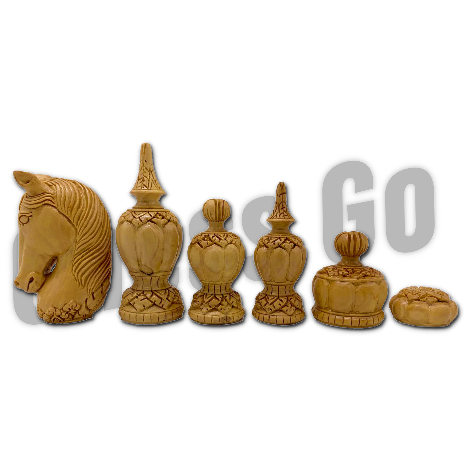 ตัวหมากรุกไทยไม้เนื้อแข็ง รุ่น Champion set B