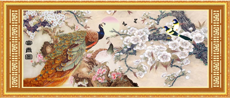 Peacock&Plum (พิมพ์ลาย)