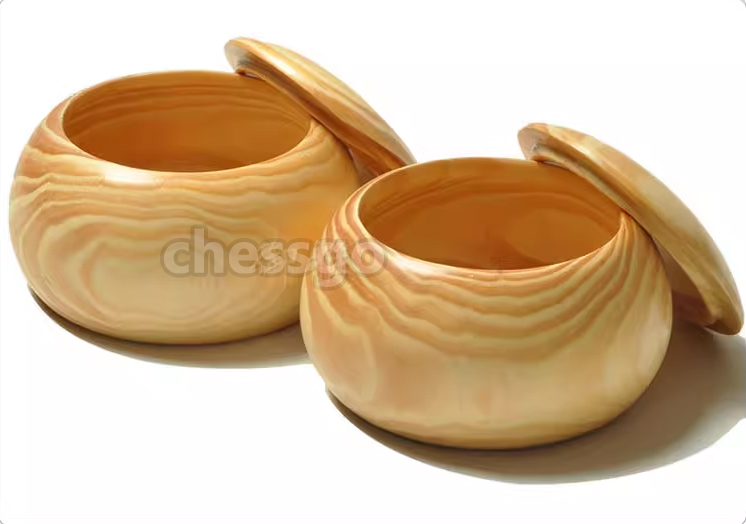 โถหมากล้อมไม้สปรูซ spruce (2ใบ)