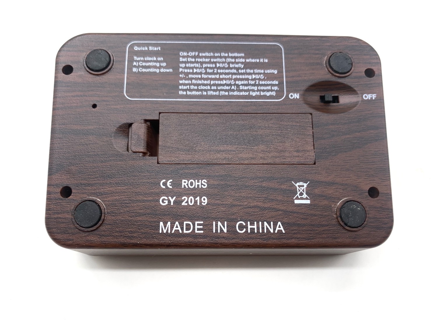 นาฬิกาจับเวลาหมากรุกแบบดิจิตอล Digital Clock GY2019 (มาตรฐานแข่งขัน/มีไฟ)