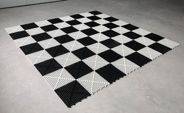 Plastic Rubberized Vinyl Giant Chess Board กระดานหมากรุกพลาสติกยางขนาดใหญ่
