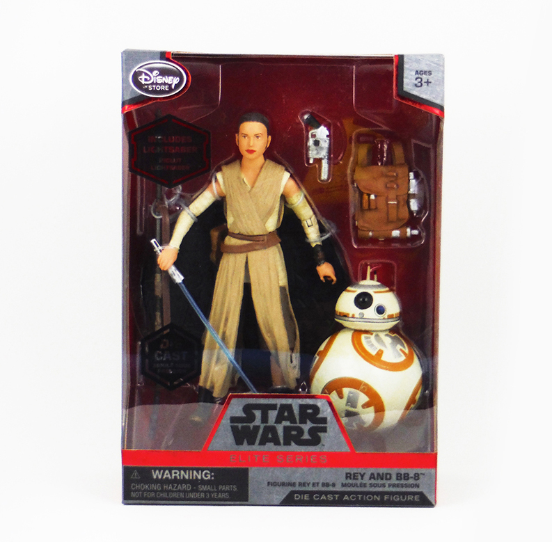 ฟิกเกอร์เหล็ก Rey and BB-8 THE FORCE AWAKENS - Star Wars Disney Elite Series