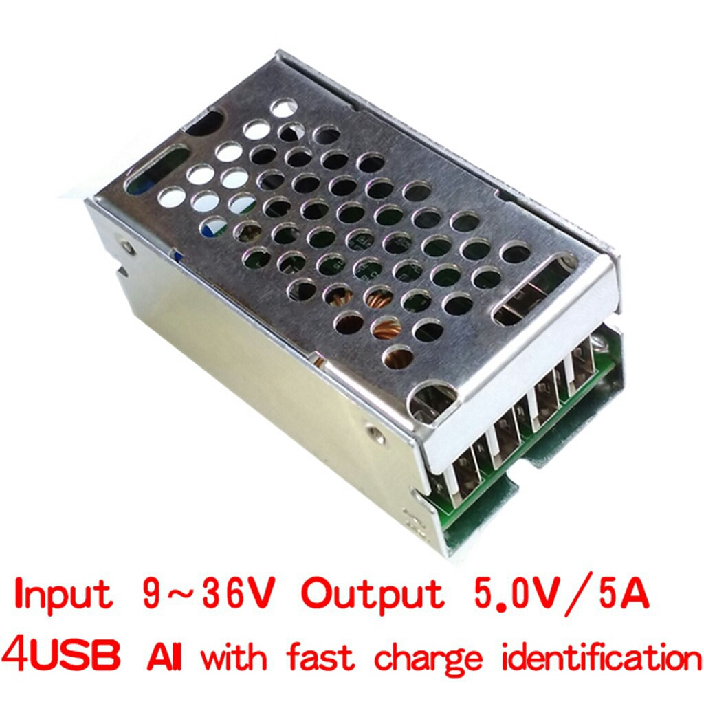 DC-DC Power Supply Module 24V/12V to 5V 5A Converter