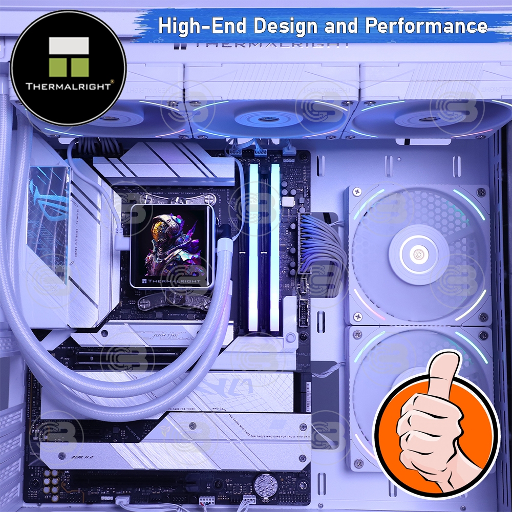 [CoolBlasterThai] Thermalright FROZEN VISION 360 WHITE V2 ARGB AIO Liquid CPU Cooler (AM5/LGA1700 Ready) ประกัน 6 ปี