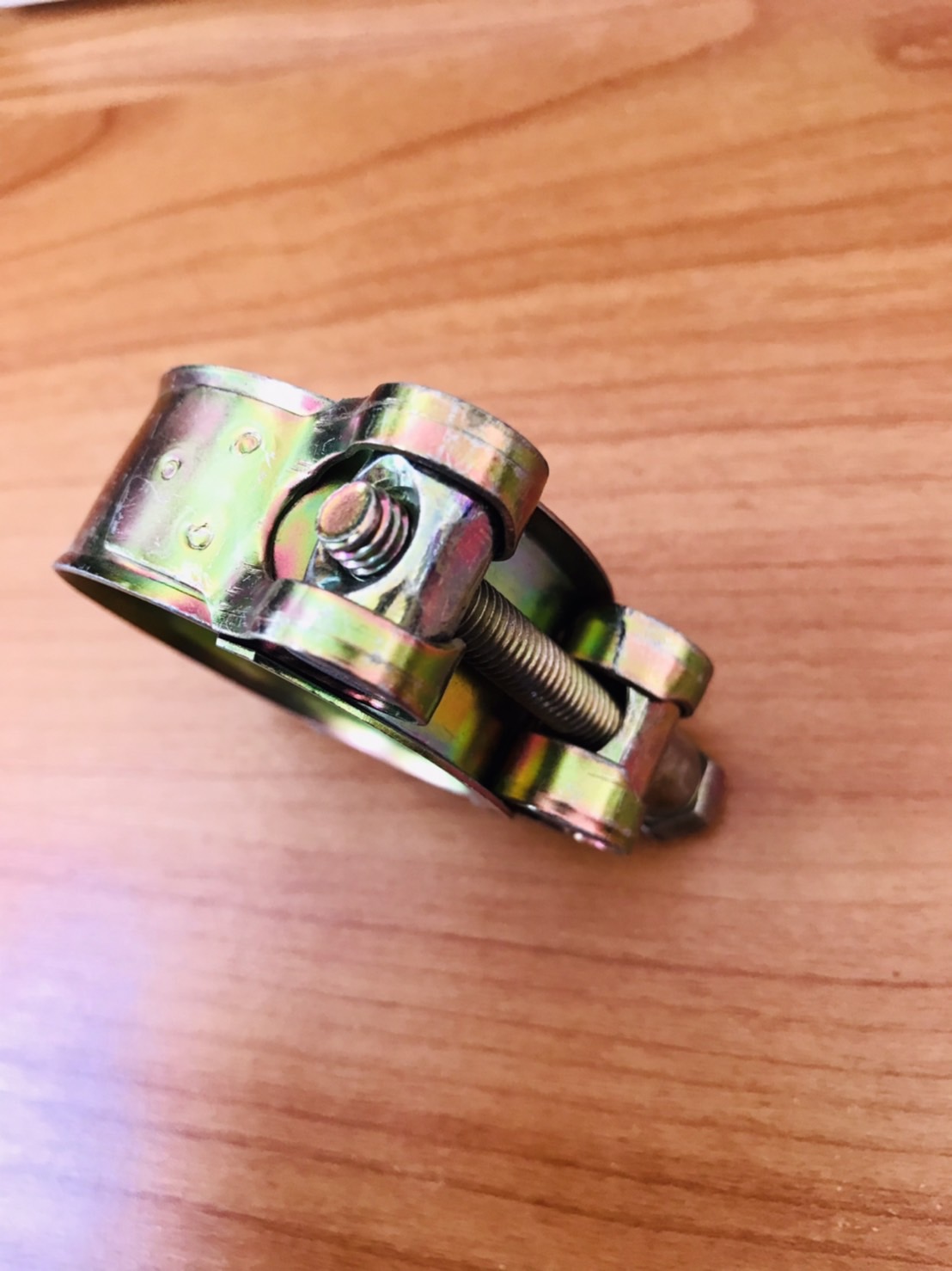 เข็มขัดรัดท่อชุบซิงค์ ปลอกรัดชุบซิงค์ 40-43 มม. สาย รัด ท่อ ส แตน เลส กิ๊บ รัด ท่อ #4043