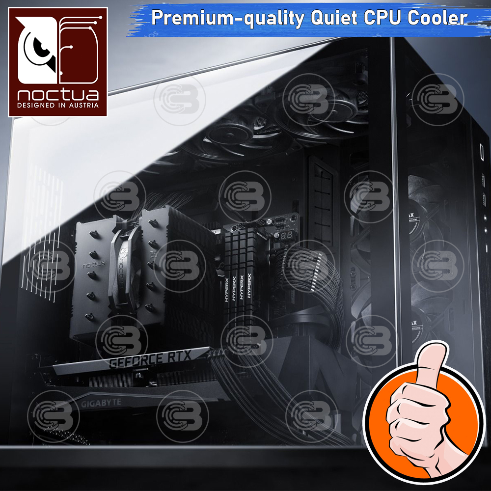 [CoolBlasterThai] Noctua NH-D12L CHROMAX.BLACK Heat Sink CPU Cooler (AM5/LGA1851 Ready) ประกัน 6 ปี