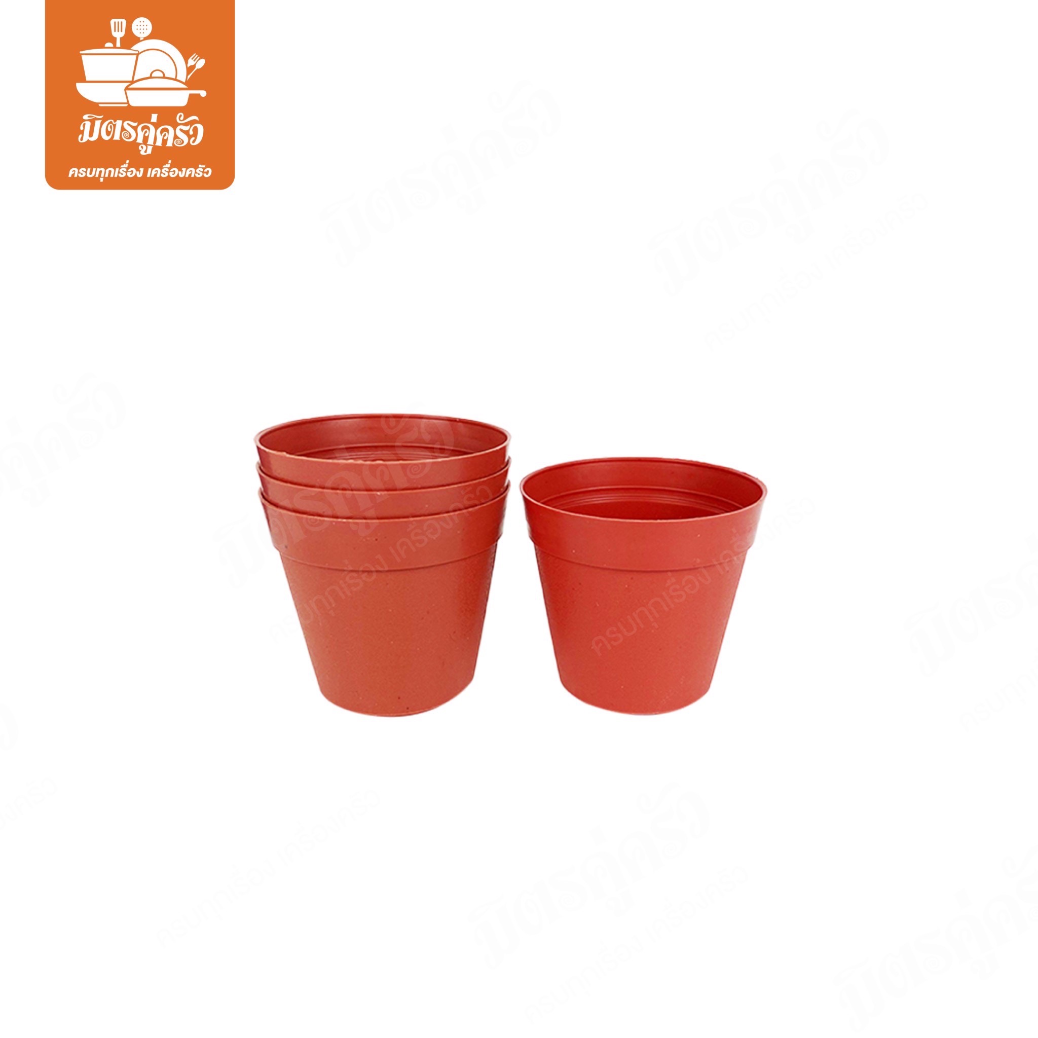 กระถางต้นไม้กลม 2.5 นิ้ว (บรรจุ1x4)