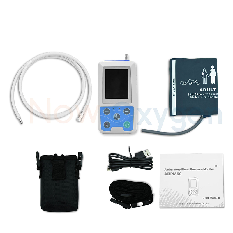 เครื่องวัดความดันอัตโนมัติแบบ Full-time Contec รุ่น ABPM50 ประกันศูนย์ไทย 1 ปี