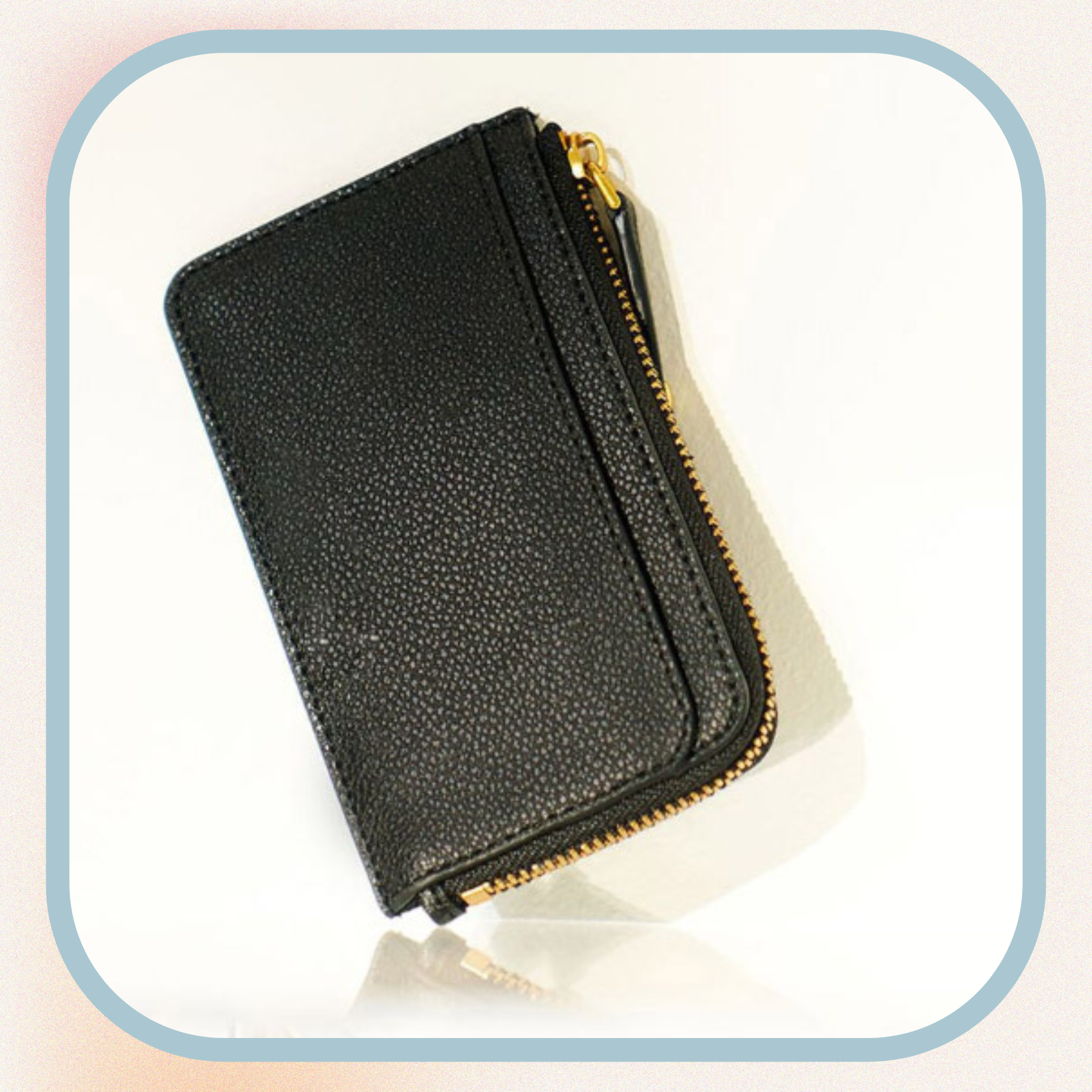 Sidezip Cardholder Black