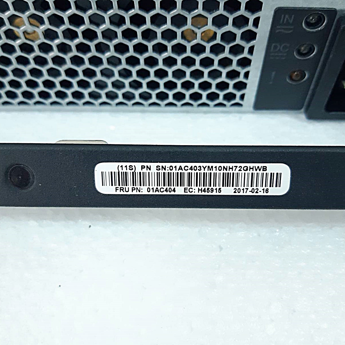 IBM 01AC403, 01AC404 [TorCompTH Thailand ขาย จำหน่าย ราคา] IBM 800W AC Power Supply for V5000 Gen2 2078-124, V5010 V5020 V5030, FlashSystem 5030 (2072-3H4), V3700 V2 6535-HC4/HC8