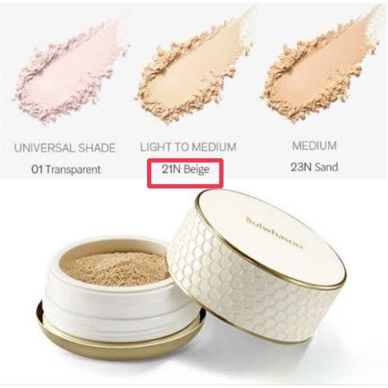 Sulwhasoo PERFECTING POWDER 20g. แป้งฝุ่น สี 21N Beige (Light to Medium)