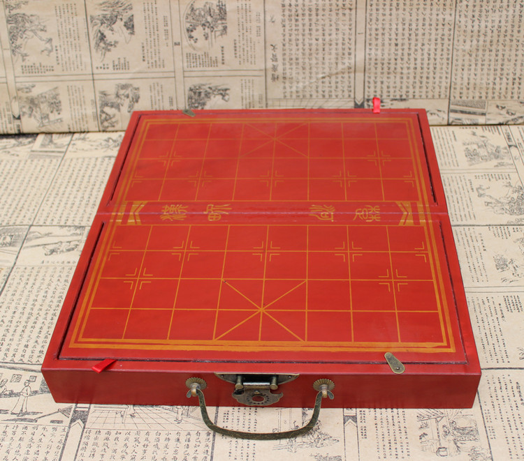 ชุดหมากรุกจีนกองทัพจีนแบบพับ L