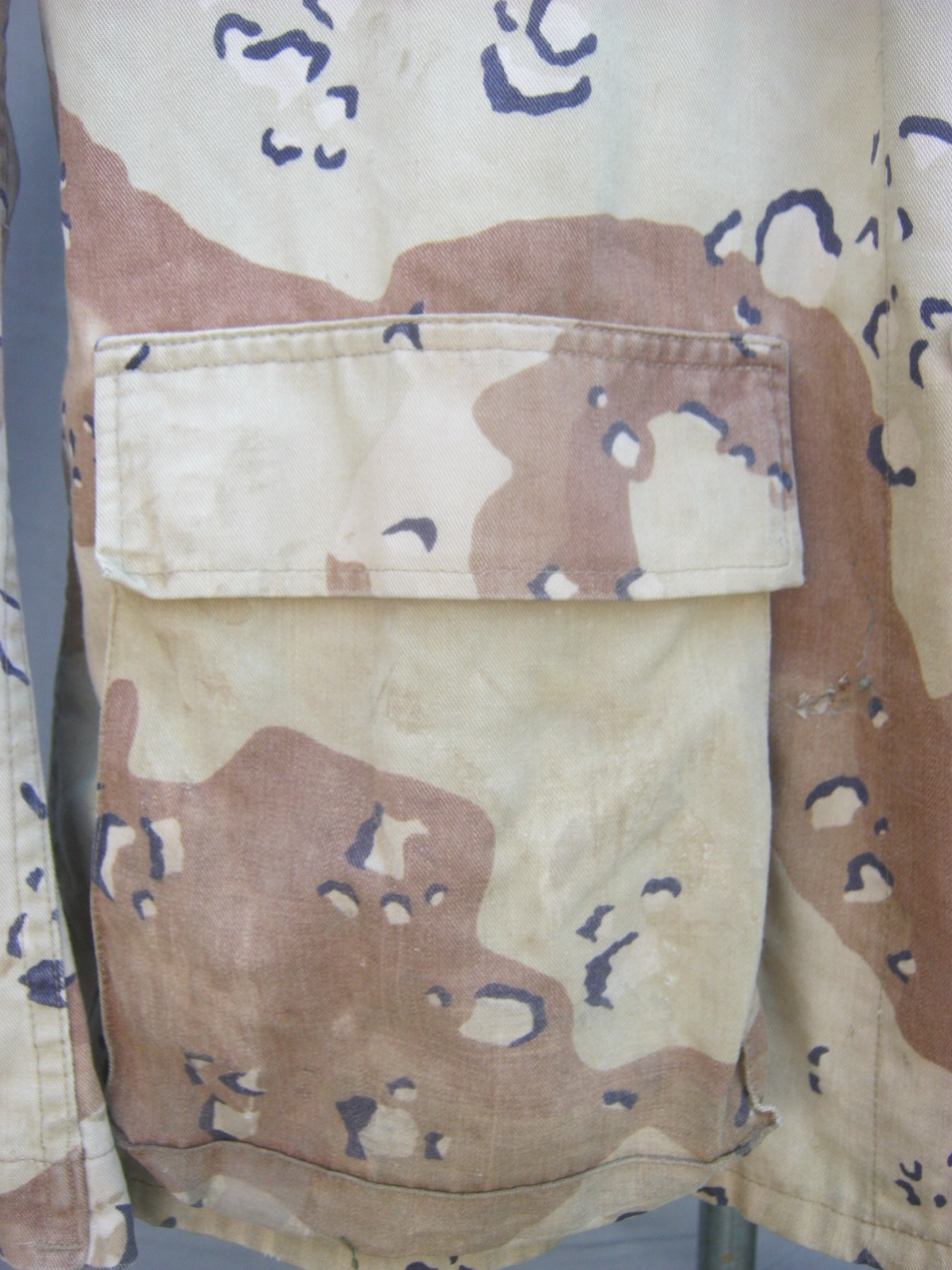 เสื้อทหารสหรัฐ หกสีทะเลทราย