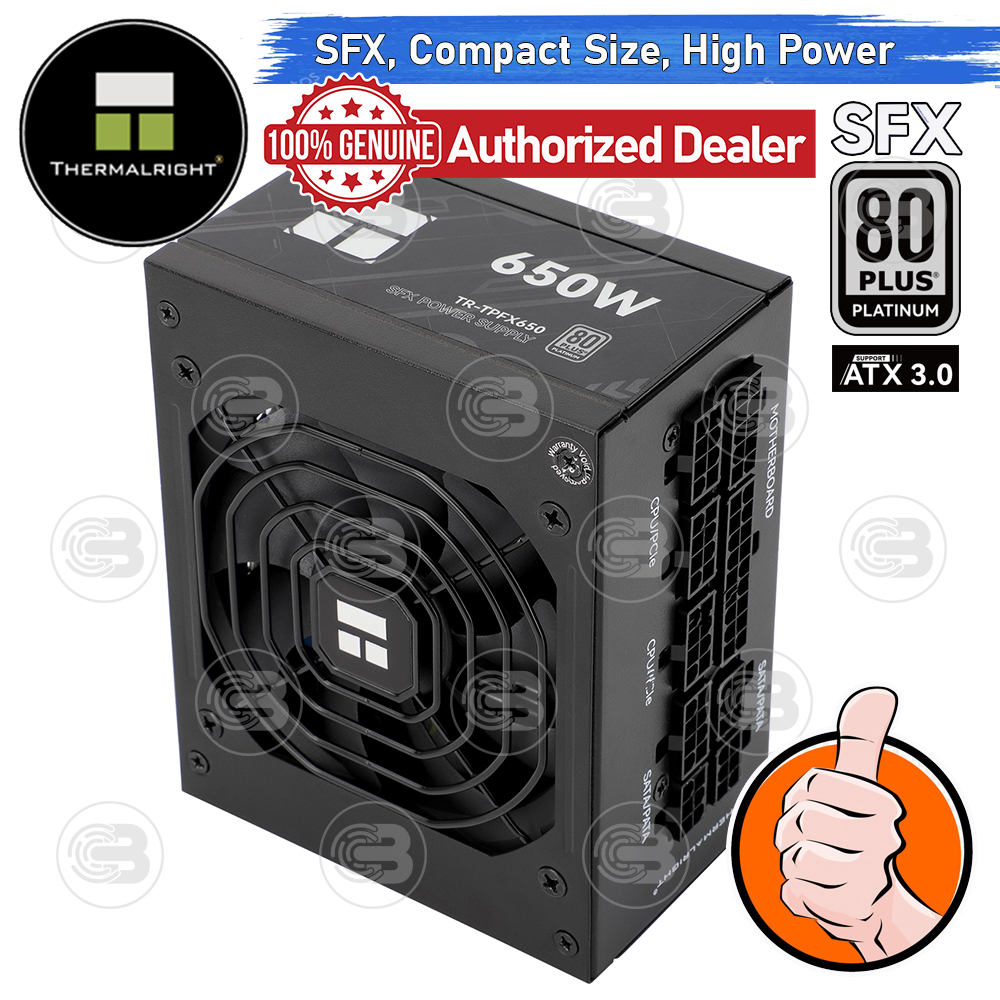 [CoolBlasterThai] Thermalright SFX Power Supply 650W 80 Plus Platinum Embossed Full Modular (TPFX 650) ประกัน 7 ปี
