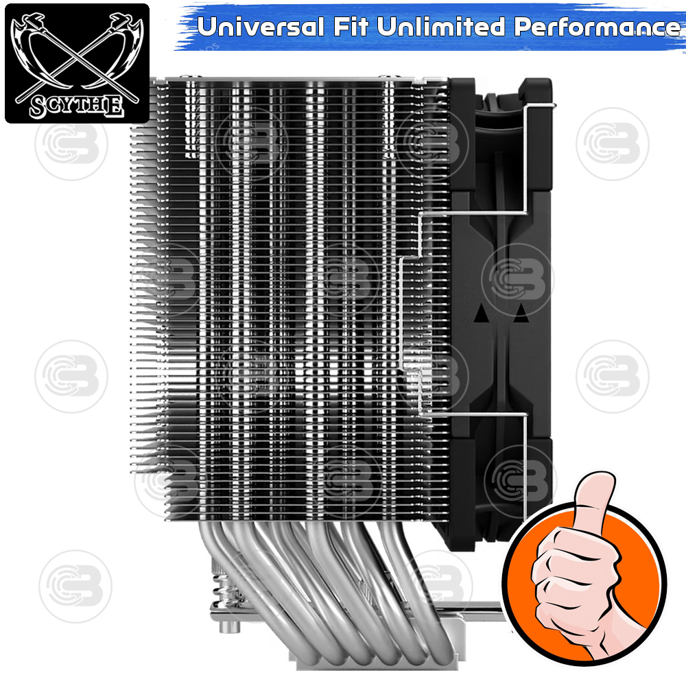 [CoolBlasterThai] SCYTHE MUGEN 6 CPU Cooler Single Tower 6 Heatpipes (AM5/LGA1851 Ready)