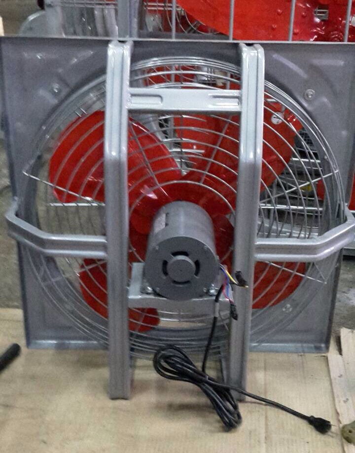 พัดลมอุตสาหกรรมโครงเหลี่ยม ใบแดง ติดผนัง EFD NN