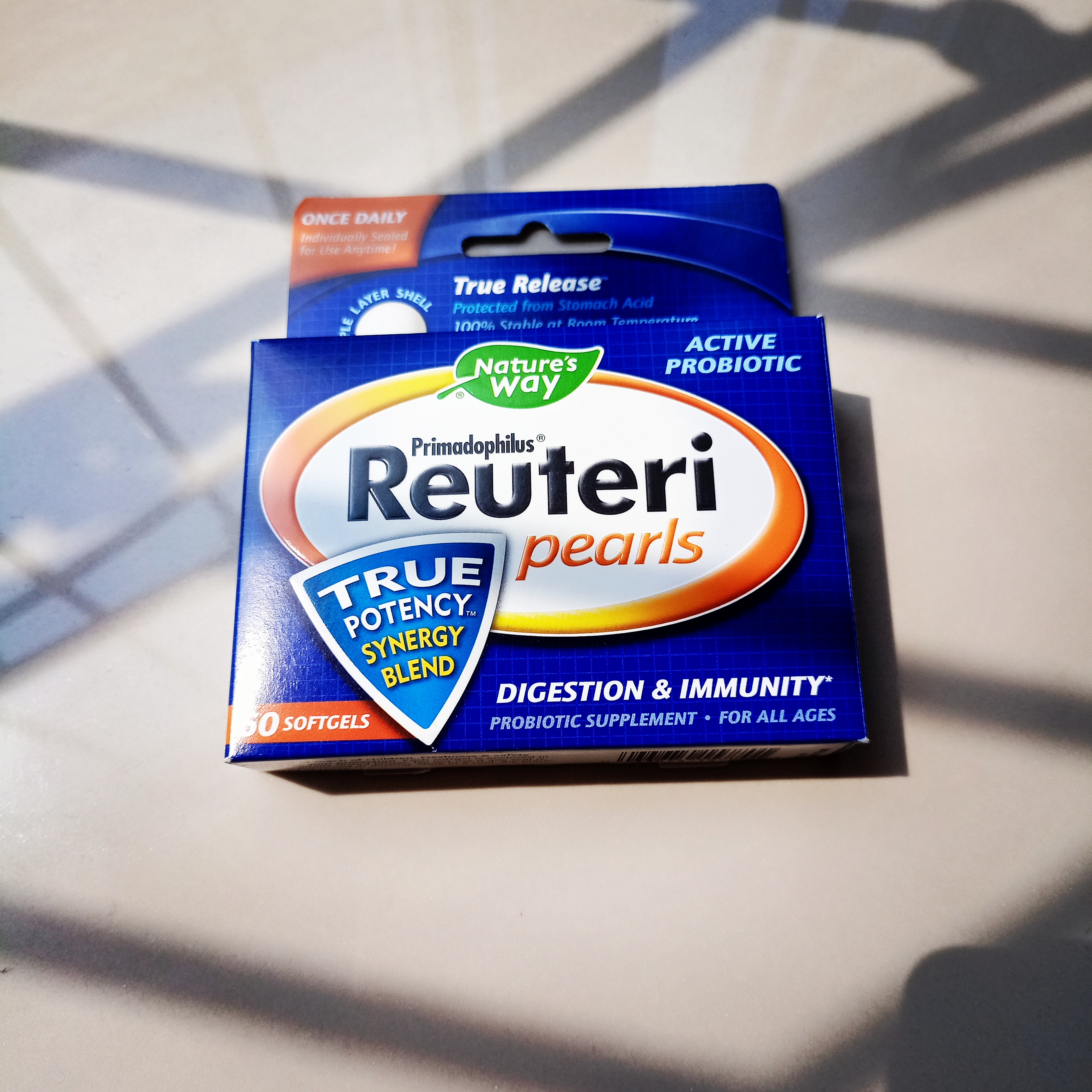 🌸 (Pre-order) Nature's Way Primadophilus Reuteri Pearls 60 Softgels