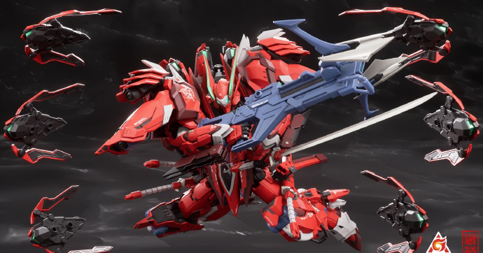 Action Figure 1/100 CD-FA-04 Red Knight Dussack