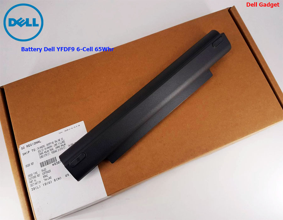 Battery Dell Latitude 3350, 6-Cell, 65Wh, แบตเตอรี่ Dell YFDF9 ของแท้รับประกันศูนย์ Dell Thailand On-site Service