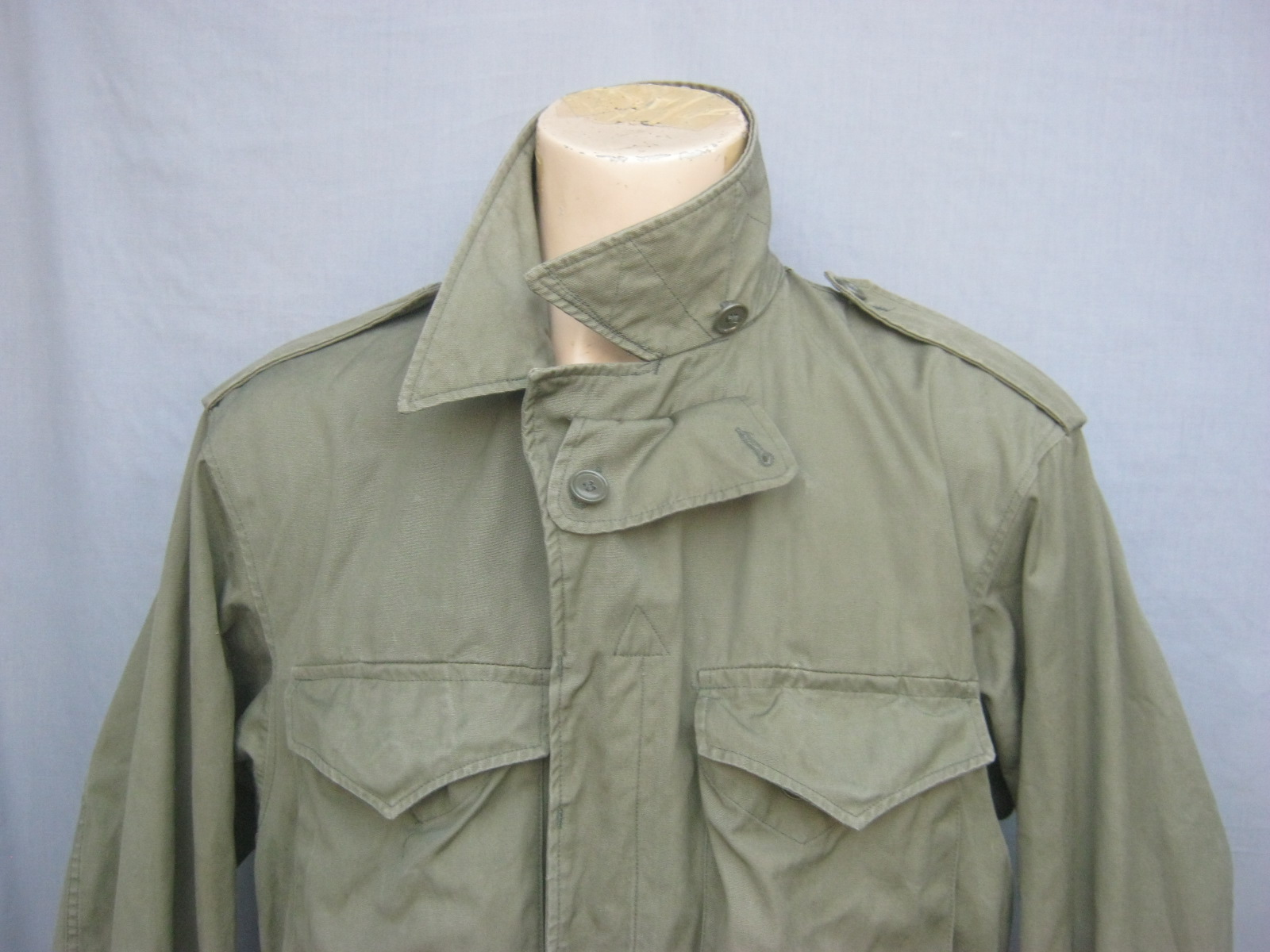 เสื้อทหาร norway norwegian army combat field jacket Large Long