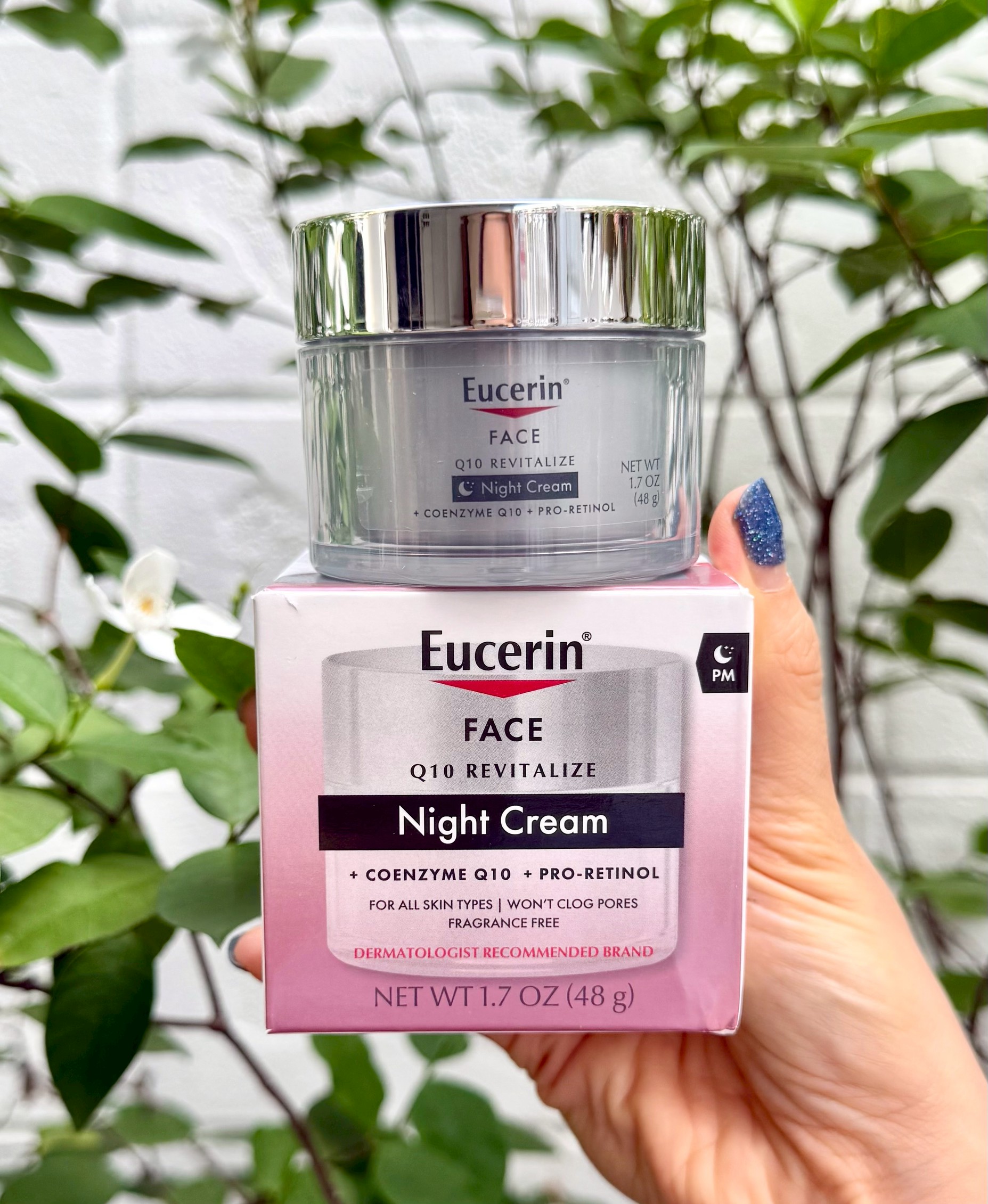 ครีมกลางคืน Eucerin Face Q10 Revitalize Night Cream + Coenzyme (Pro-Retinol for all skin type) 48g.