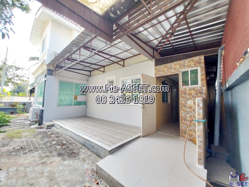 ขายบ้านเดี่ยวหลังมุม ย่าน ศรีวารีน้อย หัวตะเข้ บางโฉลง บางพลี บางนา-ตราด : ม.นิรันดร์แกรนด์ Nirun Grand : 2 ชั้น 55.4 ตร.วา